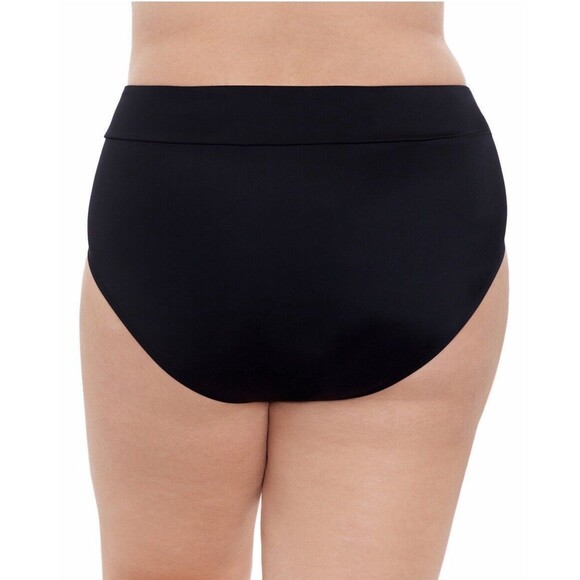 Bal Harbour Swim Women's Plus Size Tummy Control Black Swim Bottoms Size 3X New - Picture 2 of 8
